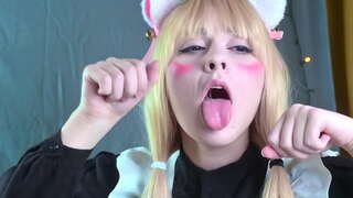 ���ැනිලා Nekopara ලෙෂර් වර්ල්ඞ් උද්යානයේ විශාල කුකුළා සහ squirts ���ැනිලා Nekopara ලෙෂර් වර්ල්ඞ් උද්යානයේ විශාල කුකුළා සහ squirts